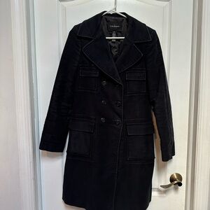 Club Monaco Medium Women's Moleskin Poplar Trench Coat